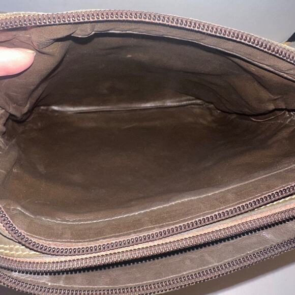 Authentic Fendi Zucca PVC Crossbody Bag Brown Monogram FF Logo Vintage Italy - Picture 14 of 14